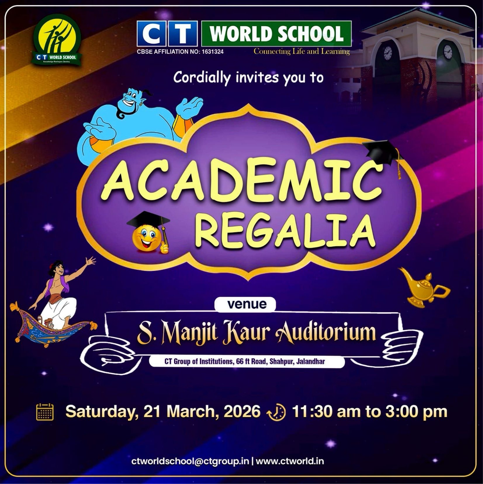 Upcoming Academic- Regalia 2026